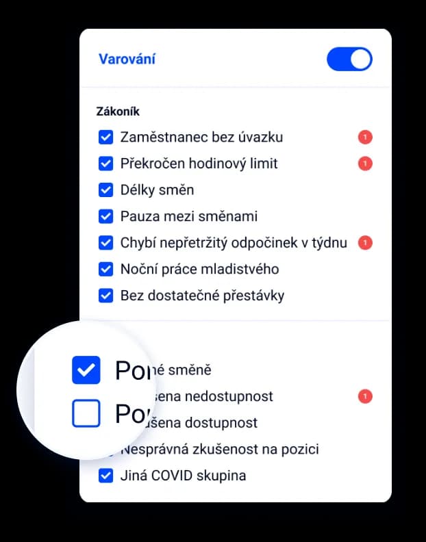 Přehled zákonných upozornění na směnu v Dayswaps