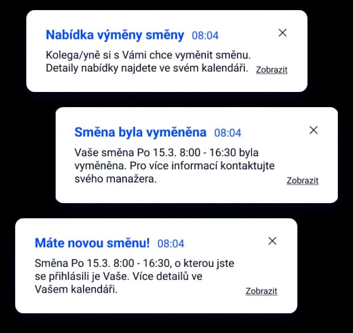 Víte hned, když se něco změní