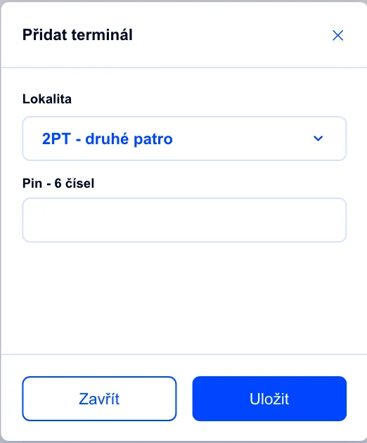 Terminál na tabletu, který máte