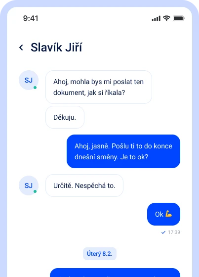 Zprávy jednomu, nebo celému týmu