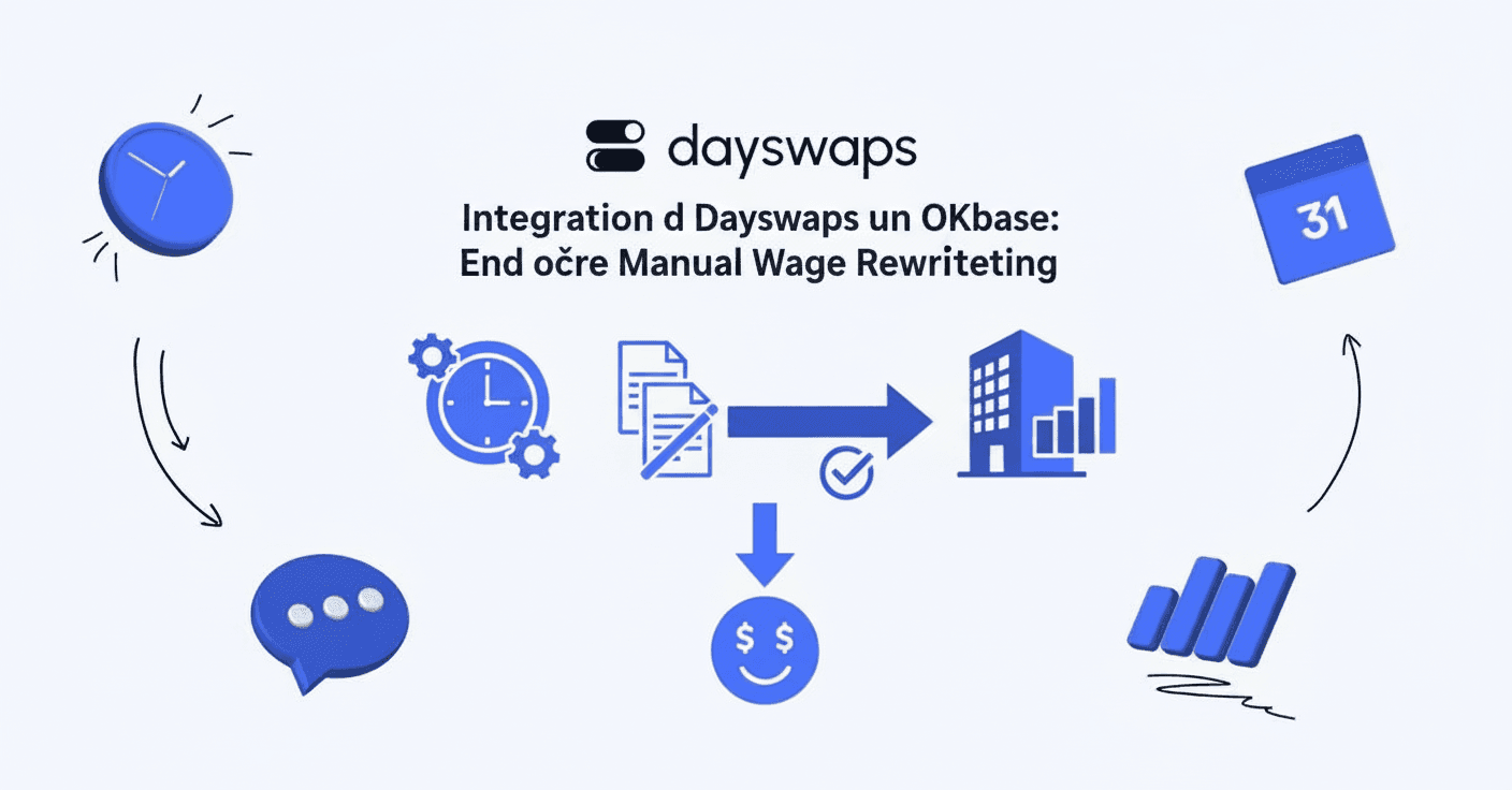 Integrace Dayswaps a OKbase: Konec ručního přepisování mezd